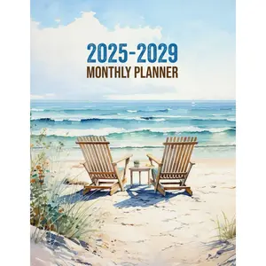 2025-2029 monthly planner: Five-year Calendar Schedule Organizer From January 2025 to December 2029 Paperback – April 30, 2024