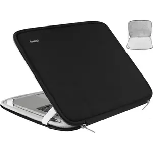 Laptop Sleeve, 15.6 Inch, Durable Shockproof Protective Cover, Compatible with HP, ASUS, Lenovo, Acer, Notebook, Computer, Black