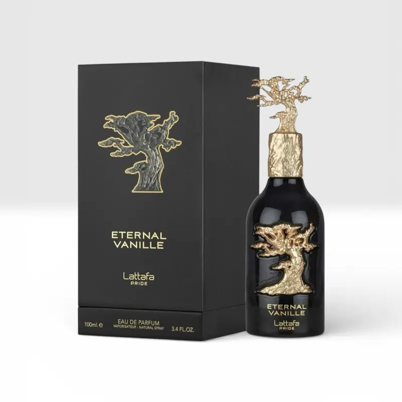 Lattafa Eternal Vanille Unisex Eau de Parfum (EDP) - 100ml Spray, Aroma Perfume with Creamy Vanilla, Cocoa, Tonka, Choco Musk EDP, Aromatic Chic Gourmand Signature Scent, Long-Lasting Cozy Fragrance
