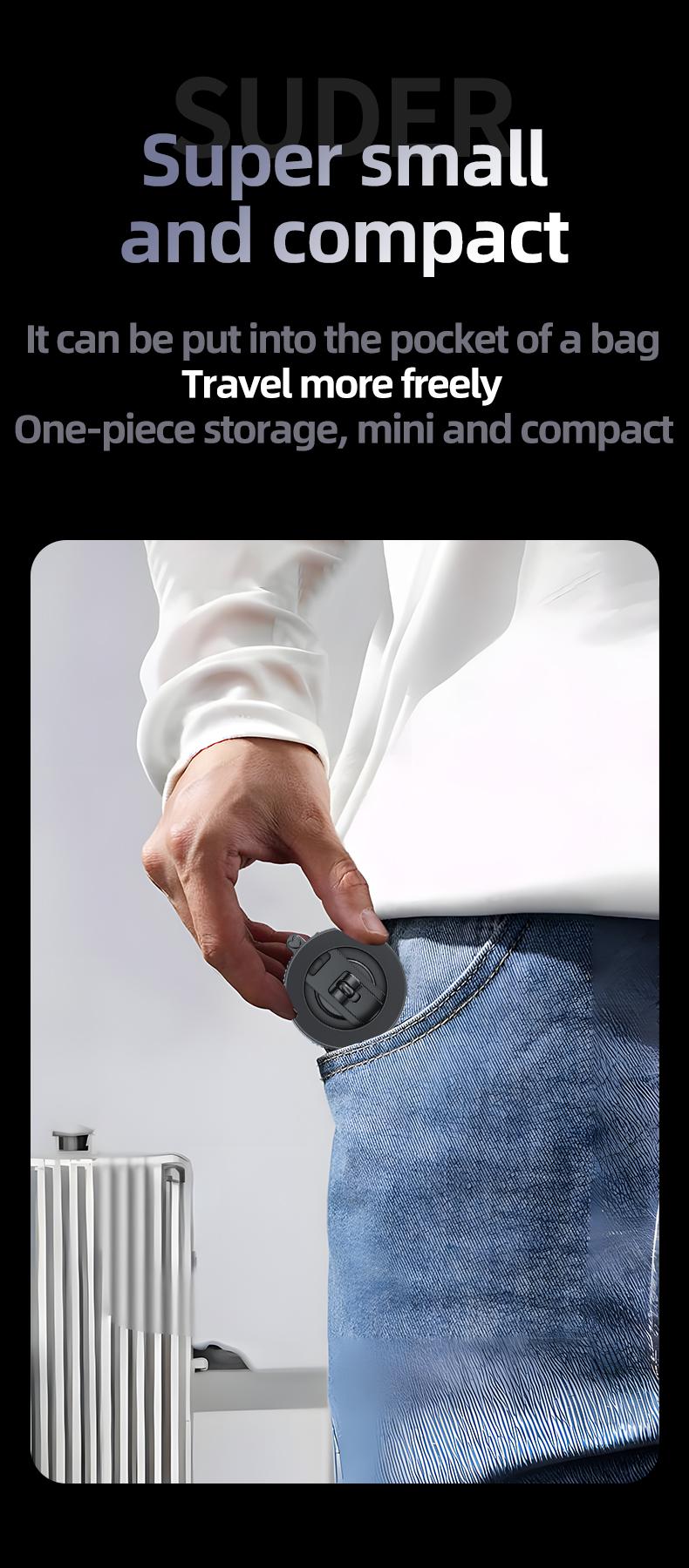 Magnetic Phone Holder with Magsafe, 360° Rotating Adjustable Car Phone Mount, Compact Size, Convenient Car Installation, Compatible with Android/Samsung Mobile Phones and iPhone 17 16 15 14 13 12 Series