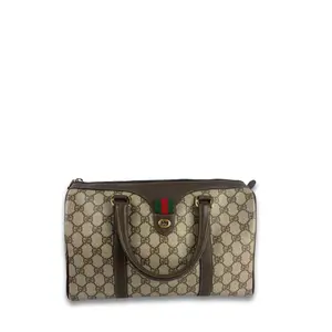 Pre-owned GUCCI Coated canvas Crossbody Bags Vintage GG Boston Bag