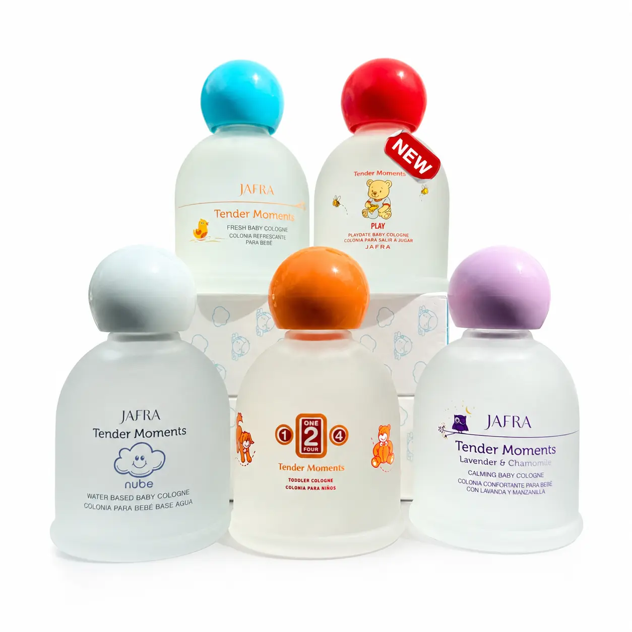 JAFRA Tender Moments Baby Cologne - Talc Free Fragrance for Newborns & Toddlers - Calming Lavender & Chamomile Extracts - Alcohol-Free Essential Care