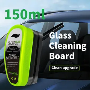 4/3/2/1PCS Car Windshield Oil Film Remover, Car Accessories, Automotive Oil Film Cleaning Brush, Multifunctional Car Cleaning Brush, Car Windshield & Side Window Cleaning Tool, Car Wash Accessories, Car Stuff, Anti-Rain Glass Hydrophobic Cleaner