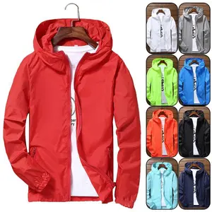 Windproof Quick Dry Coat Ultra-Light Waterproof Jacket Men Women UV Outwear Camping Hiking Cycling Running Sport Rain Coat