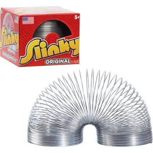 The Original Slinky Walking Spring Toy, 2.75-inch Diameter Metal Slinky, Fidget Toys