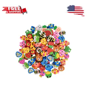 400PCS Mini Fun Cute Fruit Animal Erasers for Bulk