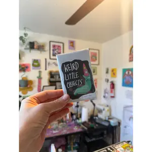 Weird Little Objects by Nicole mini zine, 3x2 inches