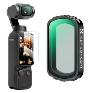[K&F CONCEPT]Magnetic Black Diffusion 1/4 Filter for DJI Osmo Pocket 3, Creative Mist Cinematic Effect Filters for Osmo Pocket 3 Creator Combo