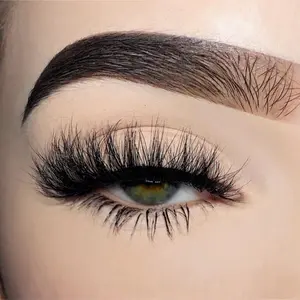 Playgirl 14mm faux mink fluffy natural false strip eyelashes Makeup