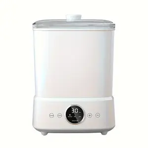 Bottle All-in-one storage box for cleaning, sterilizing, and drying bottles. Featuring a spacious design, it holds bottles, breast pump accessories,  freeing up your hands and saving you time.