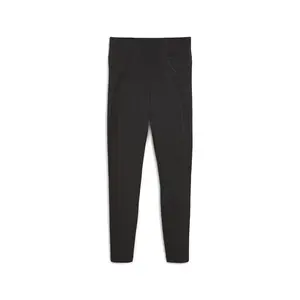 PUMA Womens Studio Cloudspun Rib High Waisted Leggings Training Casual - Black