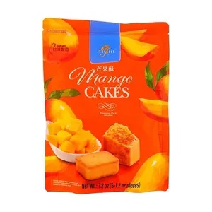 ISABELLE Taiwan Mango Pastry 6 pcs Bag 204g - Authentic Taiwanese Fruit Snack, Delicious Baked Good