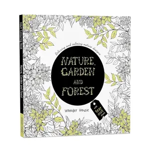 Nature, Garden and Forest: Colouring Books for Adults with Tear Out Sheets (Adult Colouring Book) [Paperback] Wonder House Books Editorial Paperback – Coloring Book, April 25, 2018