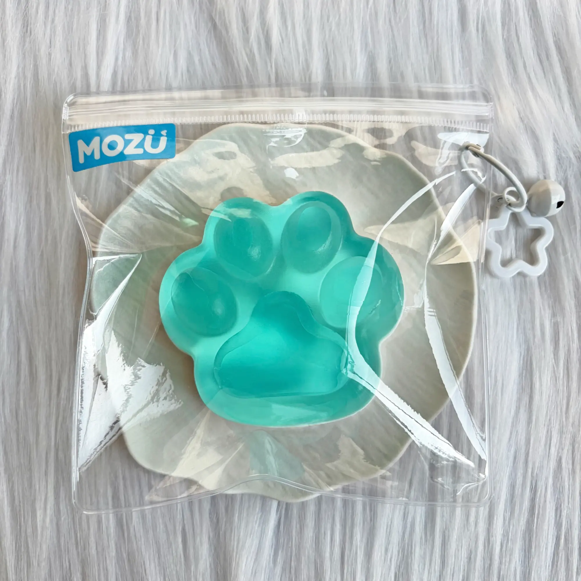 Big Crystal Cat Paw Silicone Squishy Toy - Taba 158g Durable Silicone for Reuse, Slow Rebound Stress Reliever, Unisex Fidget Toy with Classic Squish Texture, Ideal for Birthday Gifts, All Seasons Home Use, Holiday
