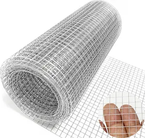 Galvanized Hardware Cloth 1/2 Inch 48 x 100 Ft Metal Mesh Wire Fence Roll