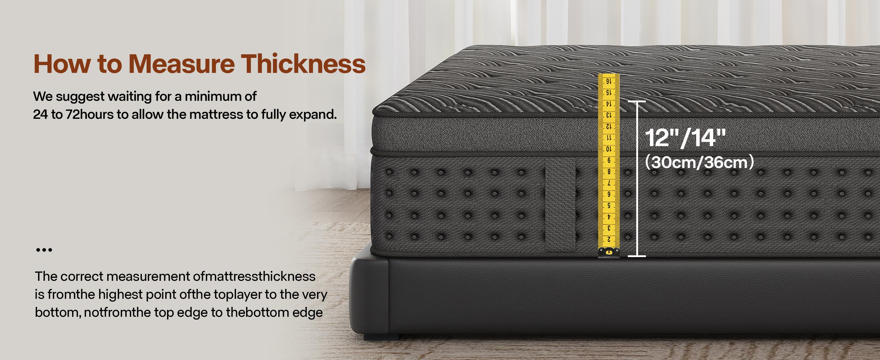 LayRoad 12/14 Inch Twin Full Queen King , Hybrid Memory Foam mattresses in a Box | Pocket Spring +Zoned Support | Soft and Comfortable, Pressure Relief, Medium Firmness, CertiPUR-US Certified(colchones para cama | queen size mattress | full size mattress)