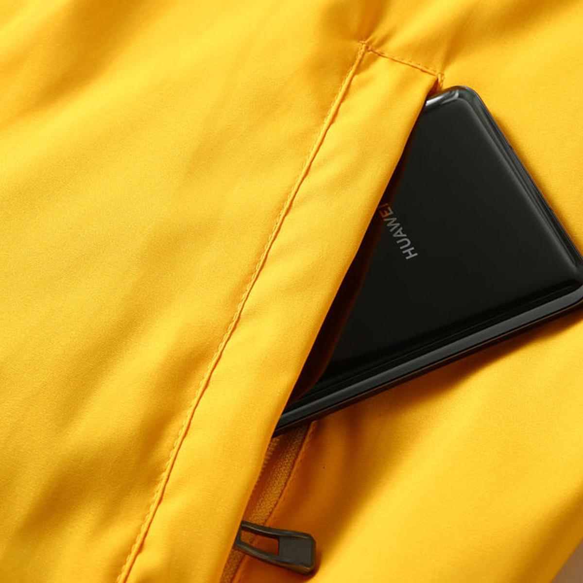 Men's casual pilot jacket, stylish fully-matched fashion zipper crew-neck polyester 100% long-sleeved non-stretch woven coat