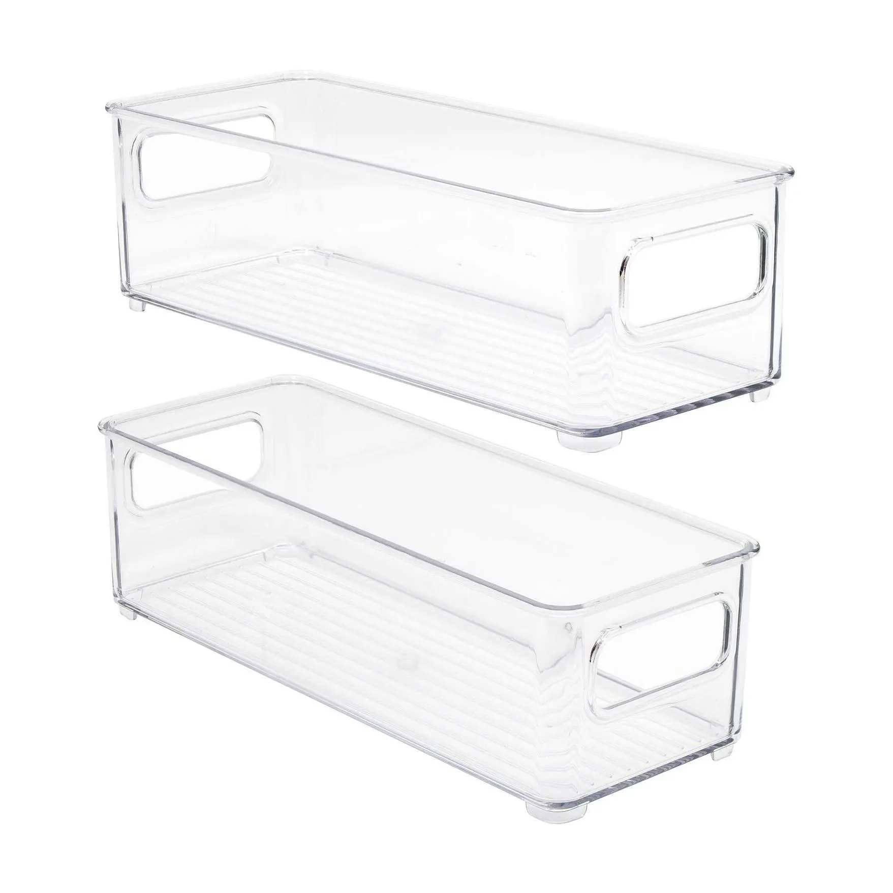 Sorbus Stackable Narrow Refrigerator OrganizerBins - (2 Pack)