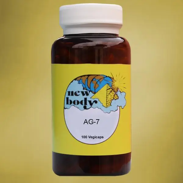 New Body Products Women's AG-7 Natural Herbal Botanical Dietary Supplement Vegicaps - Adults Vegetarian Pills/Capsules, No Fillers, Non-GMO, Cayenne-Infused, Supports Energy & Focus, Herbs, Kelp