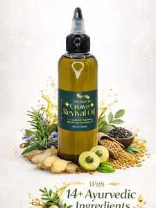 SolutHairCare Crown Revival Oil-Ayurvedic Ingredients Hair Growth & Scalp Nourishing Oil 4oz/120ml