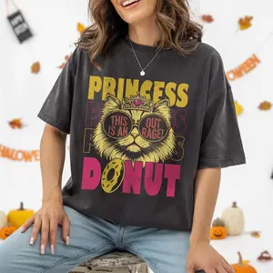 [Sale Up To 50%] Princess Donut Comfort Colors Shirt, This is an OUTRAGE Sweatshirt, Dungeon Crawler Carl Fan Shirt, Goddammit Donut, New Achievement Tee