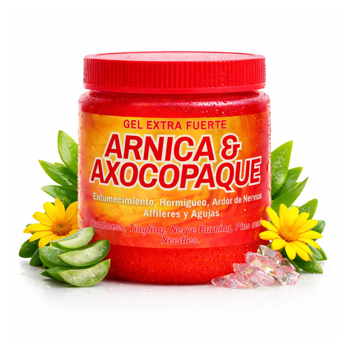 Arnica and Axocopaque Massage Gel for Soothing Muscle Relief - Smooth Herbal Pomada for Relaxing Full Body Care, 125g (4.2oz), Moisturizes, All, Botanical, Natural, Single Item
