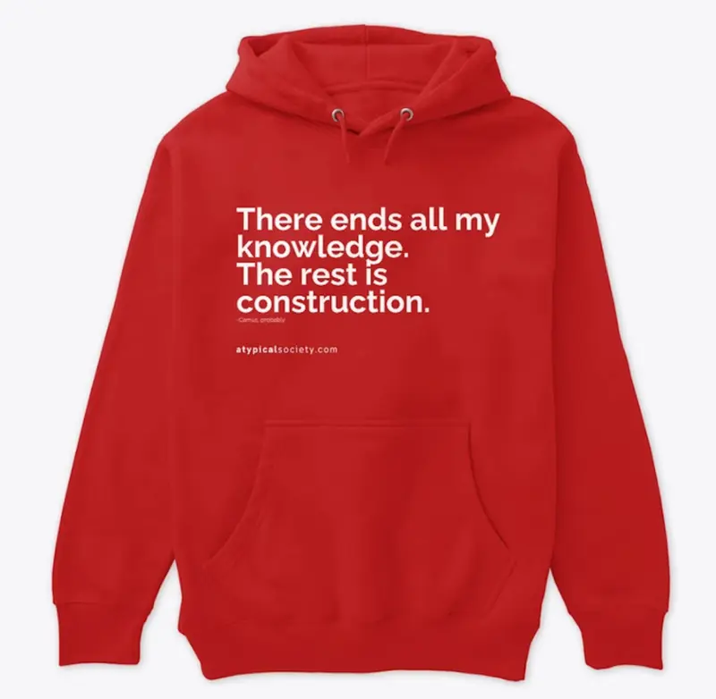 'Camus' Construction' Premium Pullover Hoodie (Teachable Moments Collection)