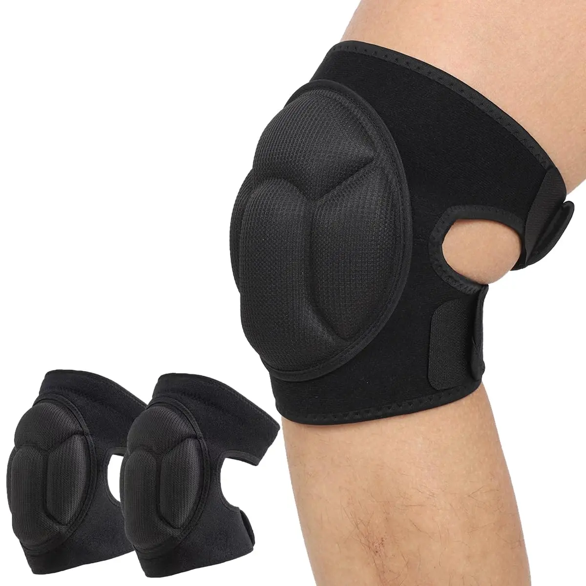 Turtle Shell Kneepads - EVA & Polyester Fabric Multifunctional Tough Built Protect Sports Safety Gardening Knee Pads & Kneeling Cushions, Hand-Washable Garden Tools Protective Gear, M, Tennis