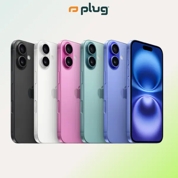 Refurbished iPhone 16 (Unlocked) - Excellent Condition with 1-Year Warranty by Plug