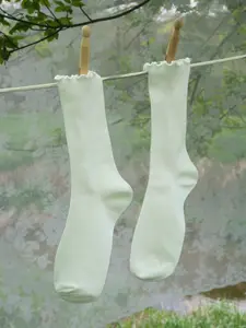White Ruffle Socks
