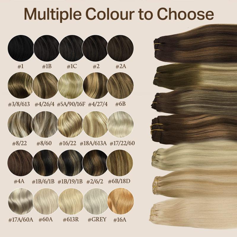 Doores Clip in Hair Extensions 120g 7pcs 150g 9pcs 100% Human Hair Straight for Daily Use & Special Occasions for Women#SummerVibes