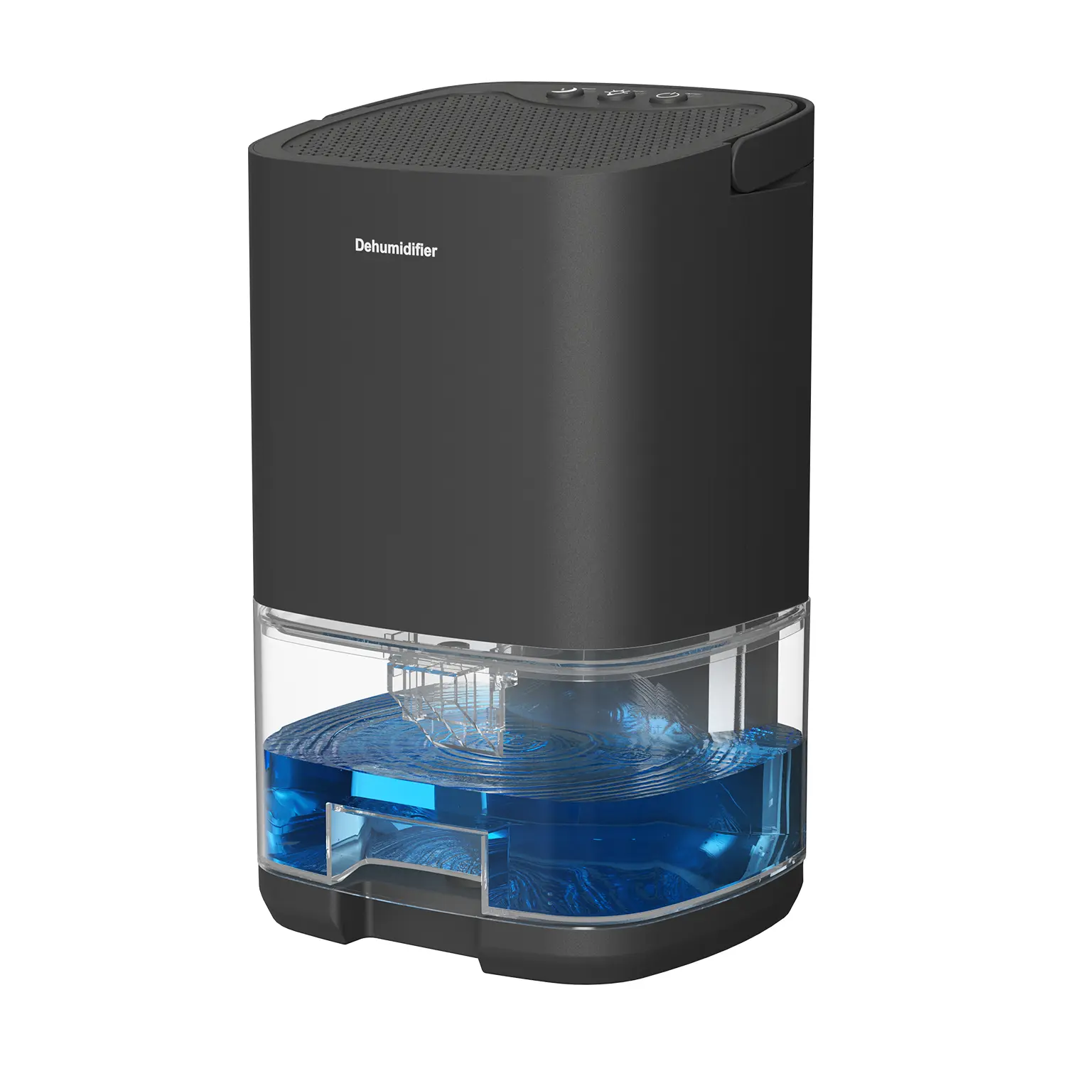 Compact Silent Plastic Dehumidifier for Bedrooms - 34 oz/1000 ml Tank, Portable Handle, 7-Color Night Light, Sleep Mode, Day Sale,back to school,back to school haul