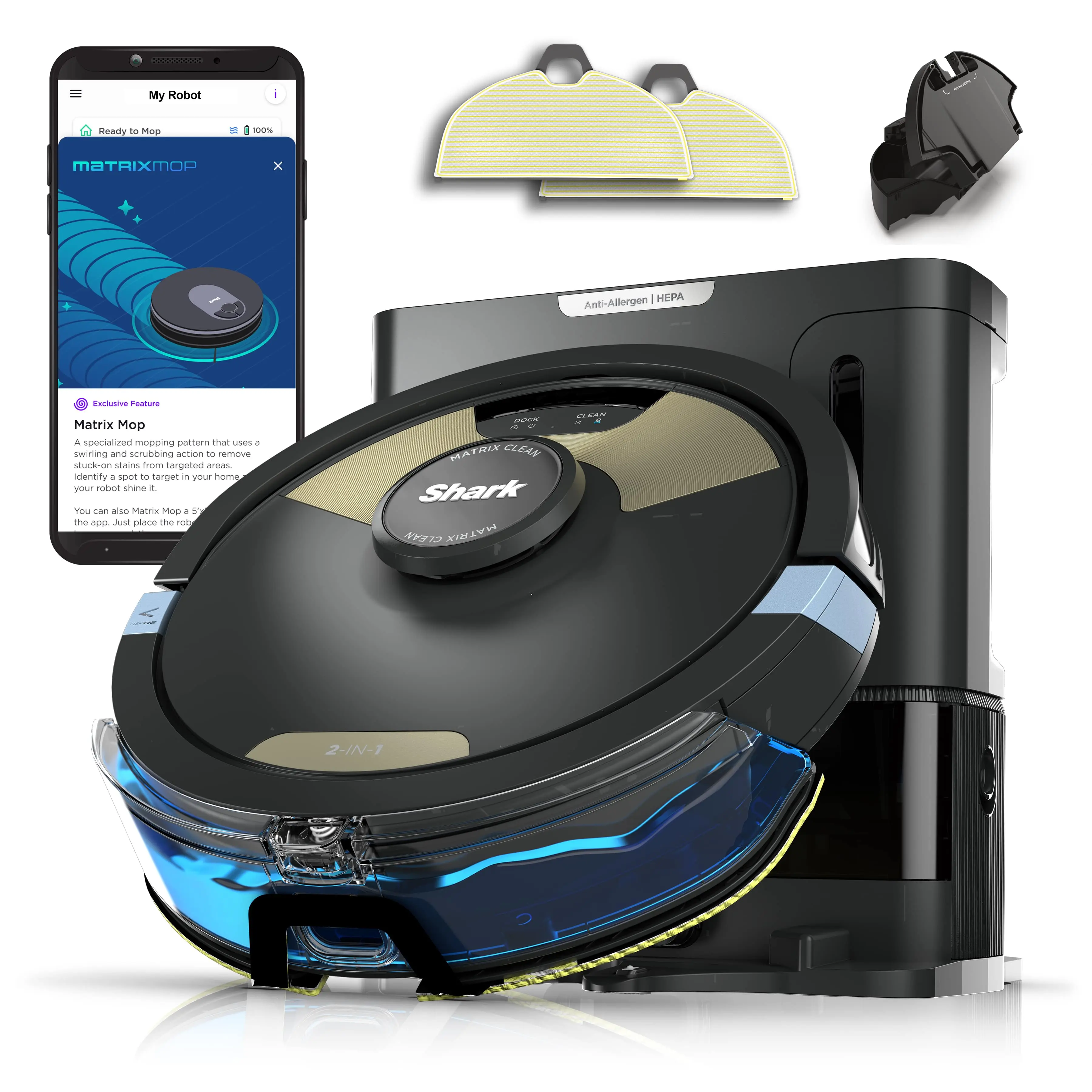 Shark Matrix Plus 2-In-1 Robot Self-Empty XL - AV2620WA