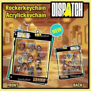 PRE-ORDER DISPATCH Shaker Keychains, Acrylic Charms