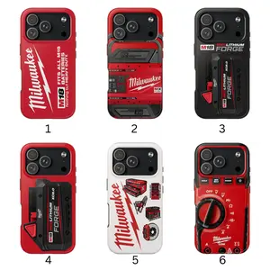 Milwaukee M18 Aesthetic Pattern Casing For Samsung, iPhone 17 16 15 14 13 12 11 PRO PLUS MAX, Shockproof Protection Anti-Drop Protective Protector Phone Cases Shell Cover men