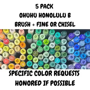 Ohuhu Honolulu B - RAINBOW 5 PK