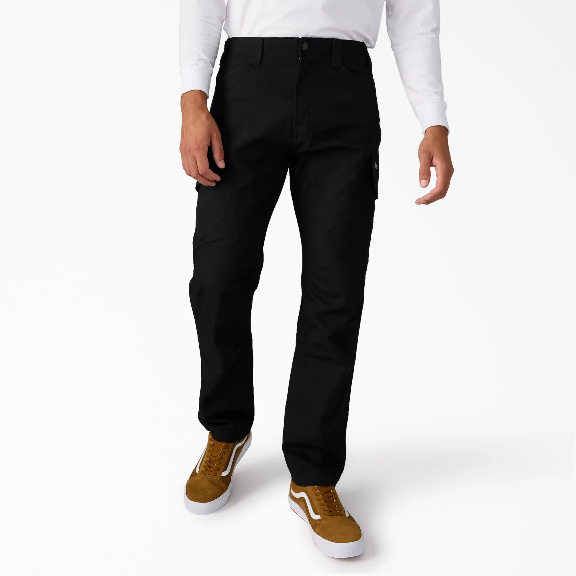 Dickies Tradebuilt Duck Canvas Cargo Pants,Regular Fit, Utility Pockets, Workwear Utility Elastic Menswear