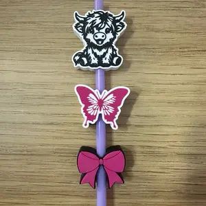 Straw Topper Accessory 3D