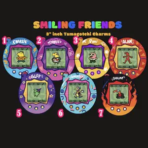 Smiling Homies Tamagotchi 3" inch Keychain Charm