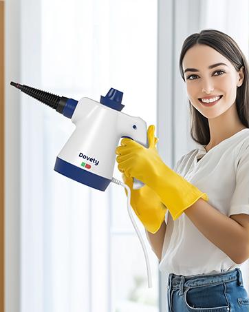 Dovety Steam Cleaner, Pressurized Handheld Steam Cleaner for Home with 12pcs Accessories & Safety Lock, Multi-Surface & Powerful Home Use Steamer for Cleaning,Bathroom, Window, Grime, Grease Safetylock Powerfulsteamcleaner Chemicalfree Dovety Steam Cleaner, Pressurized Handheld Steam Cleaner for Home with 12pcs Accessories & Safety Lock, Multi-Surface & Powerful Home Use Steamer for Cleaning,Bathroom, Window, Grime, Grease Safetylock Powerfulsteamcleaner Chemicalfree
