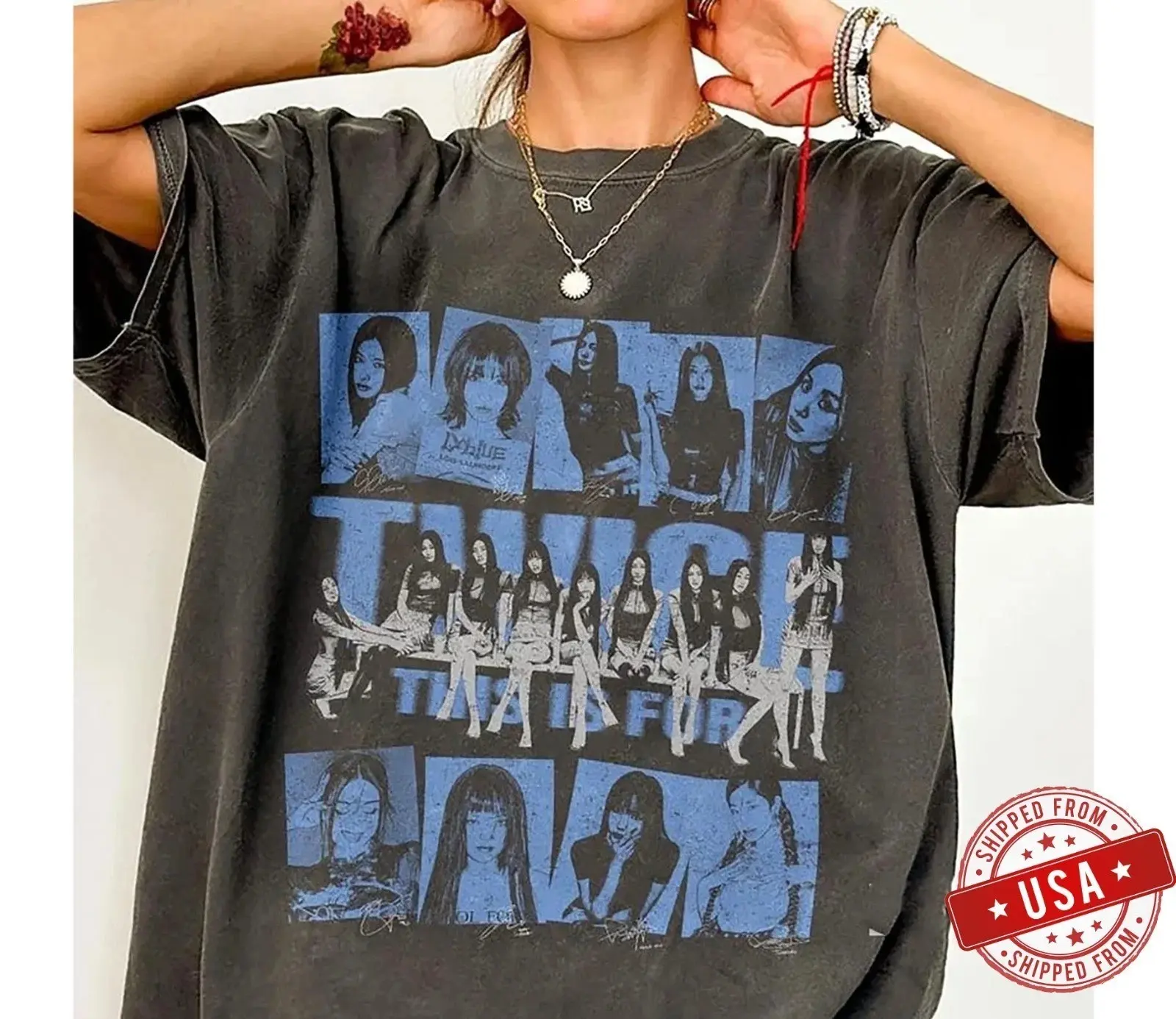 Twice This Is For World Tour 2026 Retro Graphic T-Shirt, Kpop Fan Merch, Gift For Fan