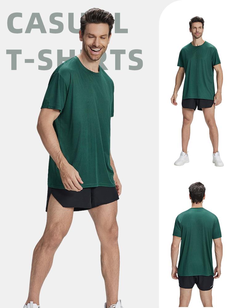 Men's Performance Tees 6-Pack Textured Breathable Athletic Fit Crew Neck Polyester Fabric Anti-Pilling Cool Fabric Men's Performance Tees 6-Pack Textured Breathable Athletic Fit Crew Neck Polyester Fabric Anti-Pilling Cool Fabric