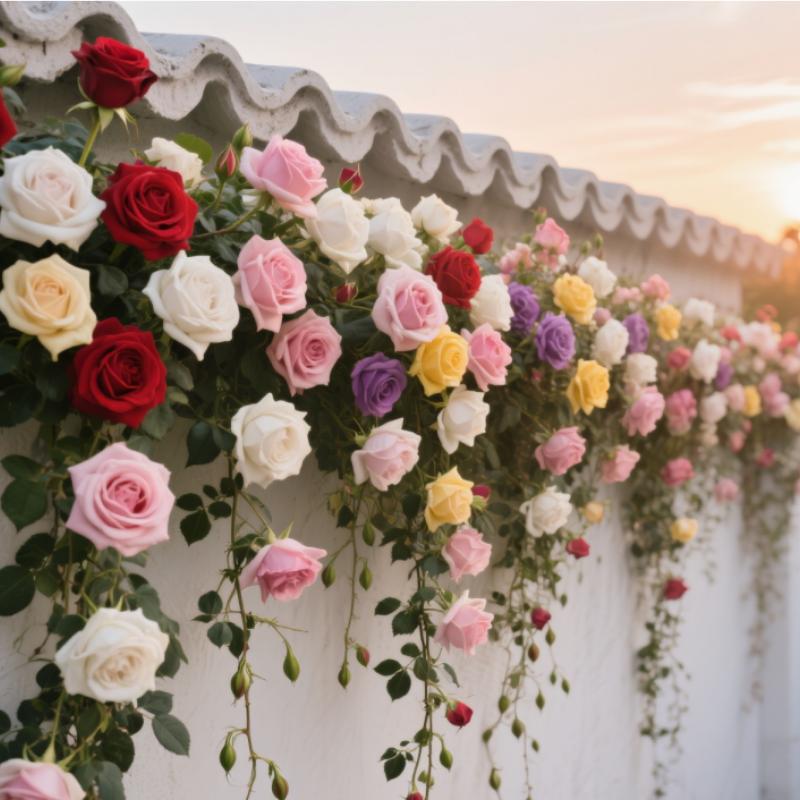 200 Mixed Rose Seeds - Beginner-friendly, can be planted indoors and outdoors, stress-relieving and therapeutic planting experience, a must-have for home decoration