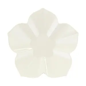 ERATO MOI Ceramic Flower Appetizer Plates - 15cm Small Serving Dishes for Dips, Sauces, and Snacks - Elegant Home Kitchenware