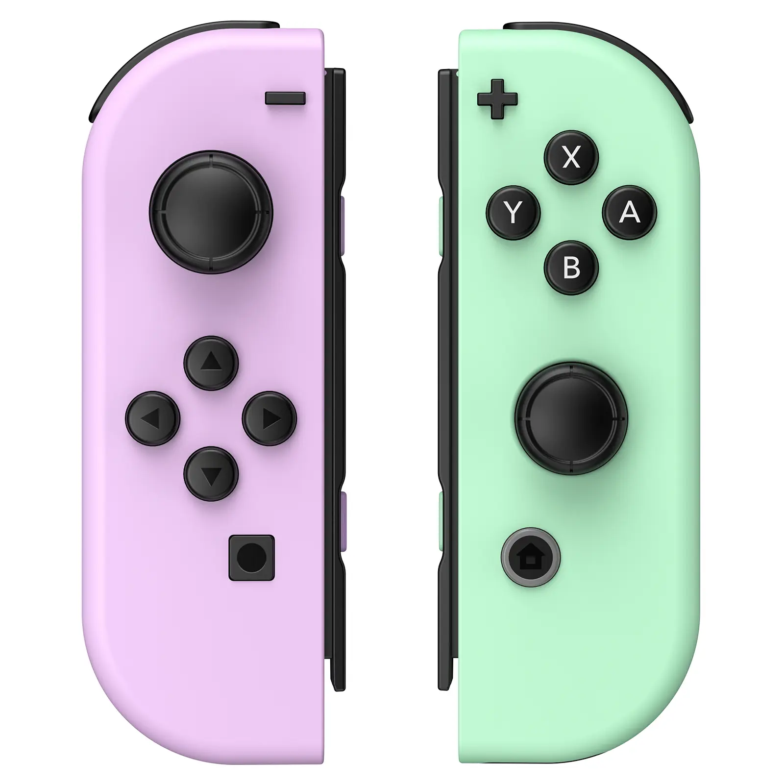 Garyki Wireless Switch Controller Replacement for Switch/Lite/OLED - 580mAh, Dual Vibes, Motion Control, Purple Green Console Gaming Accessory