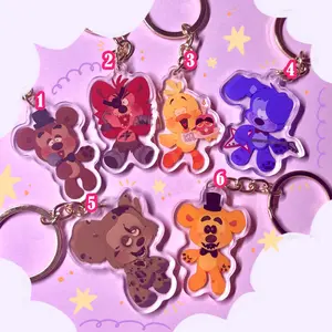 FNAF-inspired 2” Keyrings