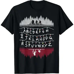 Netflix Stranger Things Alphabet Lights T-Shirt