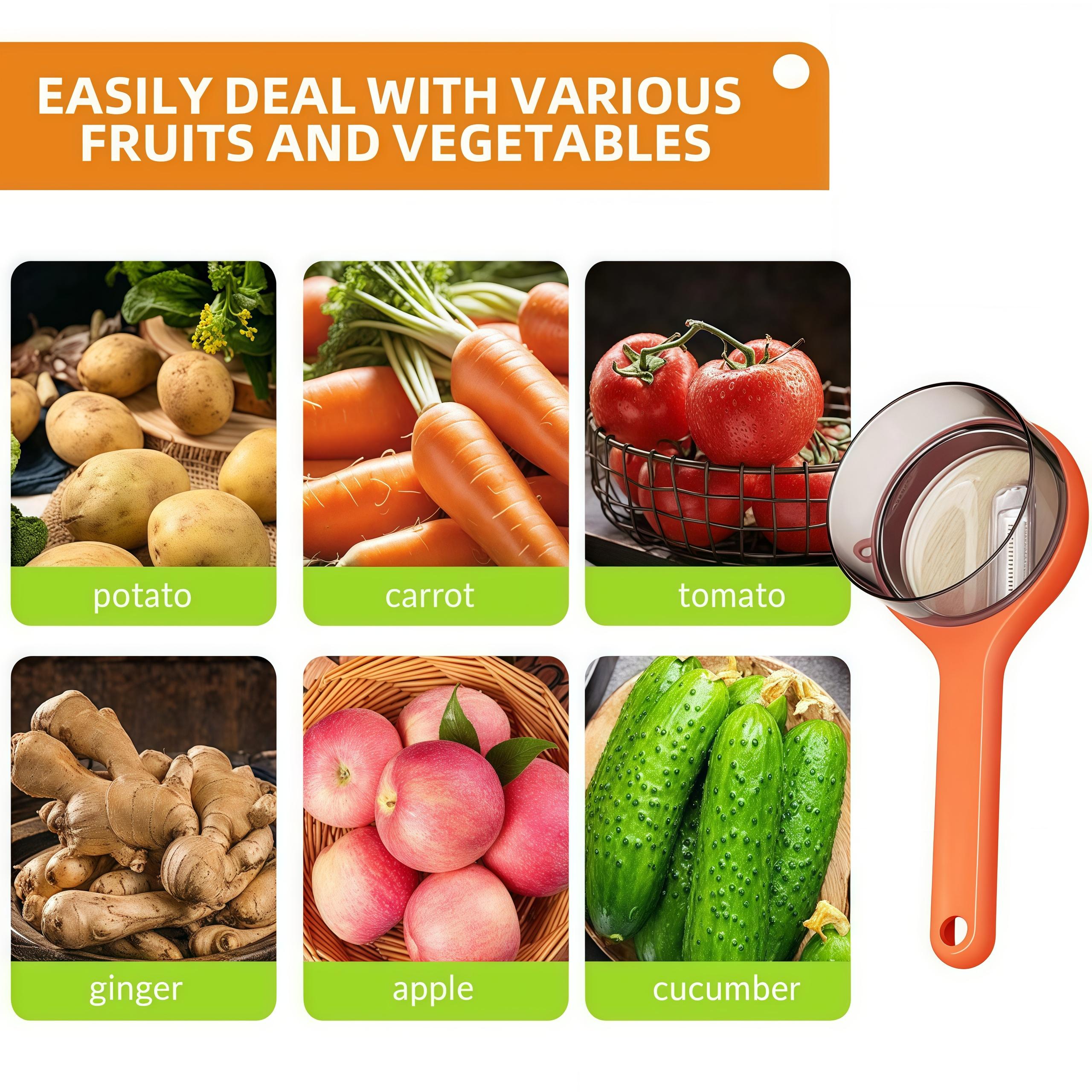 Peeling Knife with Storage Box,Multi-Purpose Paring Knife,with Box Storage Kitchen Special Fruit Peeler, Vegetable Peeler for Fruit Carrot Veggie Potatoes Peeler