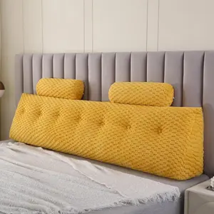 Gpround Wedge Headboard Pillows + 2 Head Roll Pillow Bed Wedge Pillow for Headboard Large Bolster for Bed Rest Reading Pillows Backrest Pillows for Sitting in Bed Backrest Positioning Support