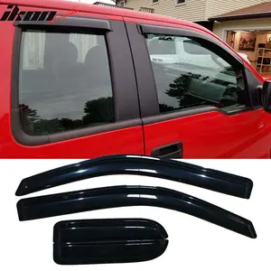 Window Visor for Ford F150 Extended 2004-2014 Smoke Slim Style Acrylic